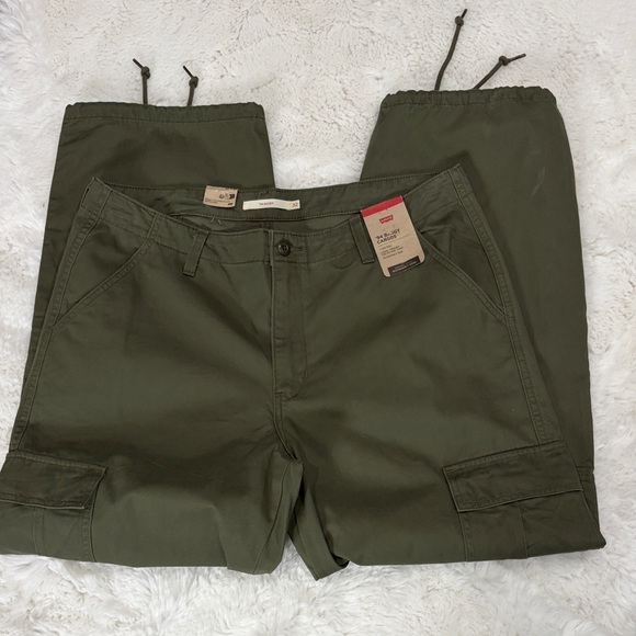 LEVI’S ‘94 BAGGY CARGOS Olive Pants,Size 32. - Picture 16 of 17